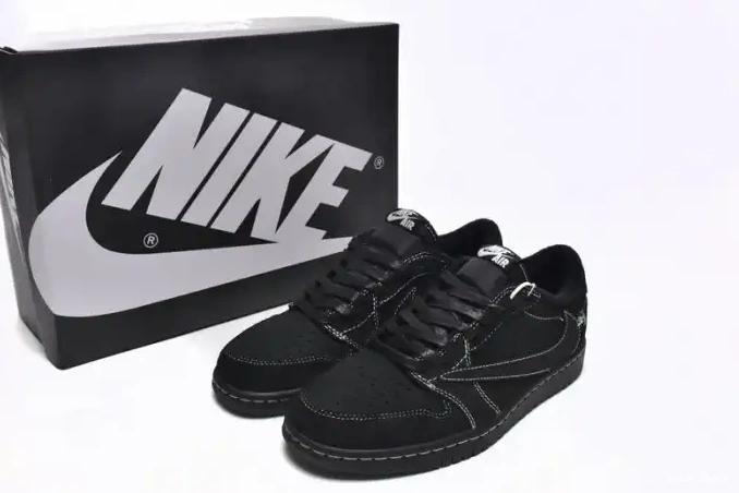 Bmlin Shoes Phantom Low DM7866-001 OG Air x 1 Scott Black Travis Jordan 0530